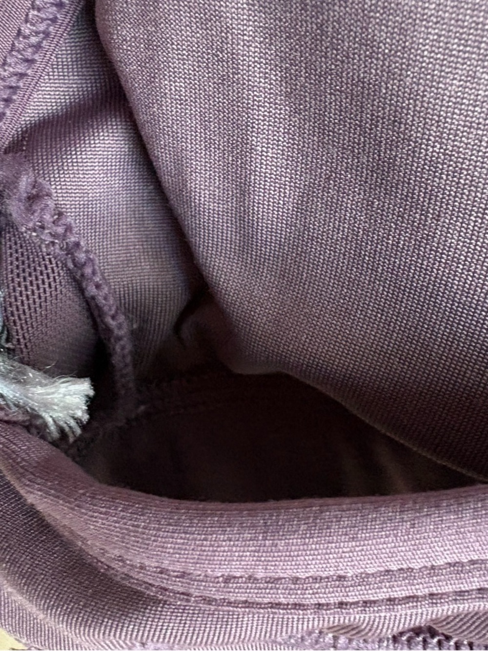 Women's Purple Racerback Bralette - Soft Support - Picture 4 of 4